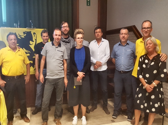 Winnend team "Chateauneuf"